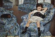 Mary Cassatt Kleines Madchen im blauen Fauteuil oil painting artist